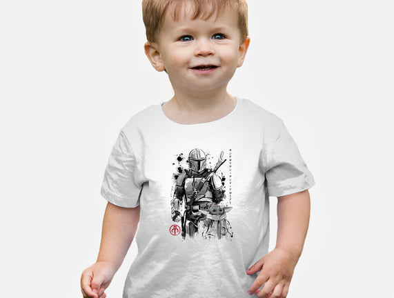 The Bounty Hunter And The Child Sumi-e
