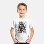 The Bounty Hunter And The Child Sumi-e-Youth-Basic-Tee-DrMonekers