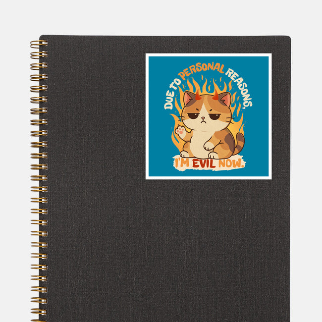 I’m Evil Now-None-Glossy-Sticker-Trendlory