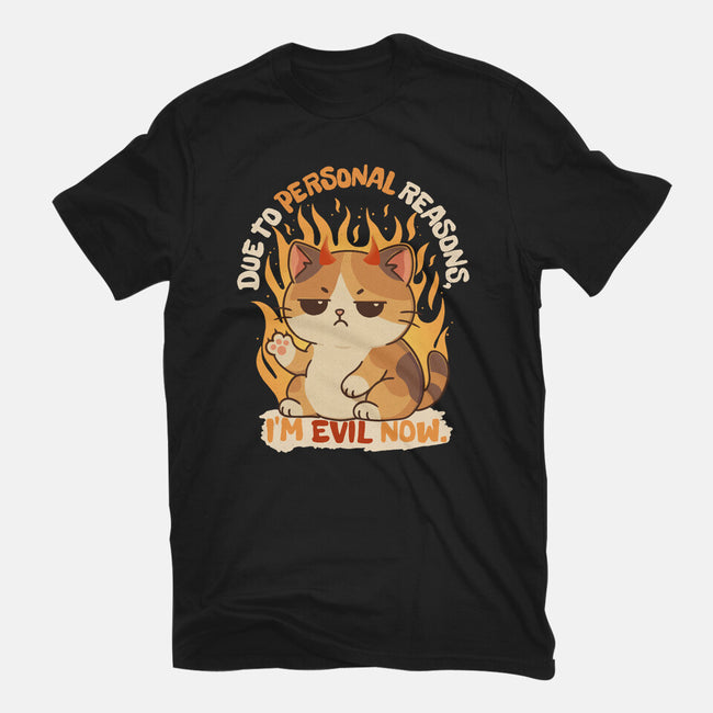 I’m Evil Now-Unisex-Basic-Tee-Trendlory