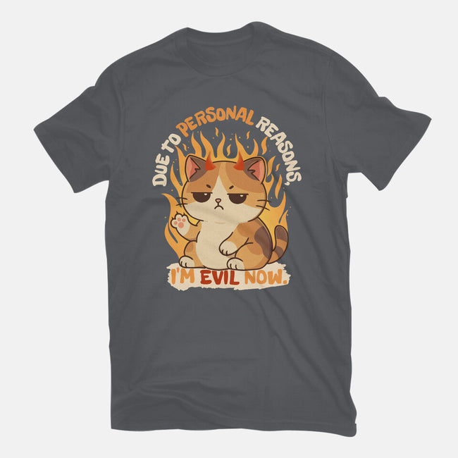 I’m Evil Now-Unisex-Basic-Tee-Trendlory