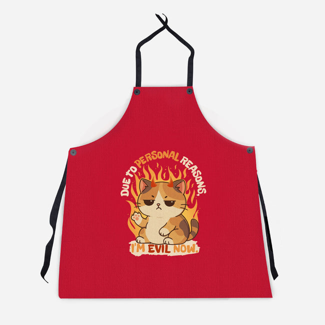 I’m Evil Now-Unisex-Kitchen-Apron-Trendlory