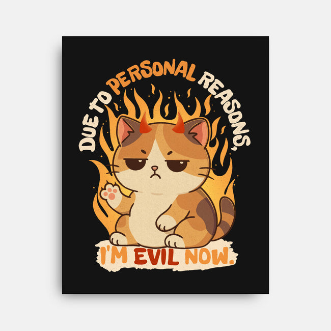 I’m Evil Now-None-Stretched-Canvas-Trendlory
