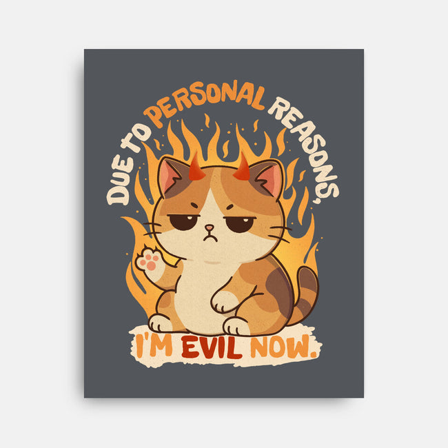 I’m Evil Now-None-Stretched-Canvas-Trendlory