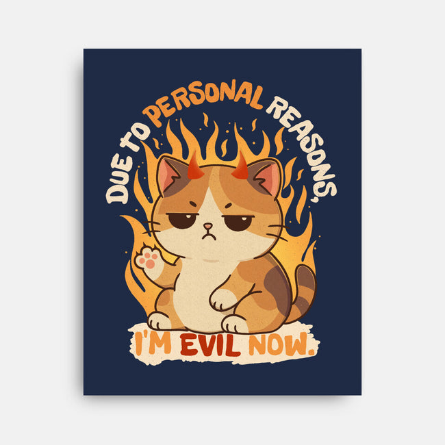 I’m Evil Now-None-Stretched-Canvas-Trendlory
