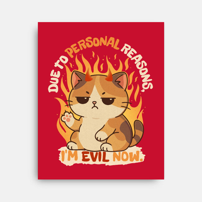 I’m Evil Now-None-Stretched-Canvas-Trendlory