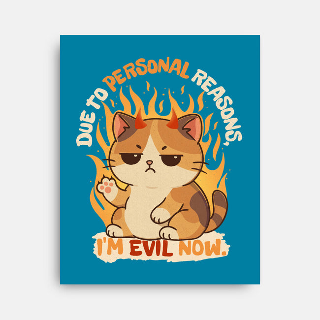 I’m Evil Now-None-Stretched-Canvas-Trendlory
