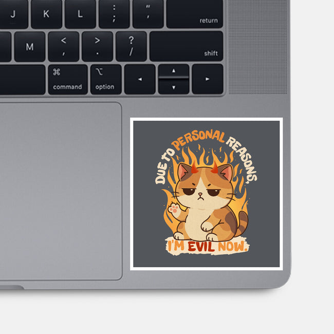 I’m Evil Now-None-Glossy-Sticker-Trendlory