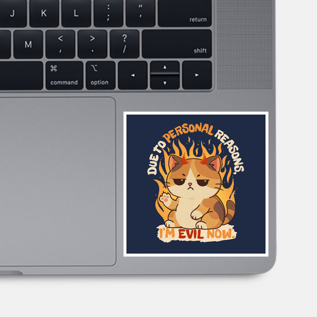 I’m Evil Now-None-Glossy-Sticker-Trendlory