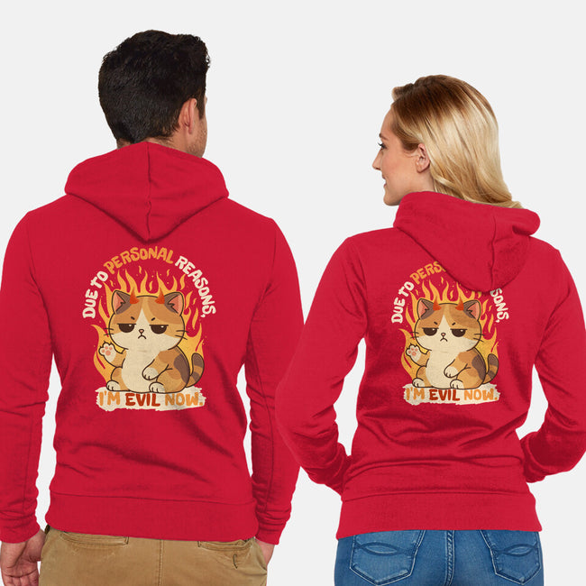 I’m Evil Now-Unisex-Zip-Up-Sweatshirt-Trendlory