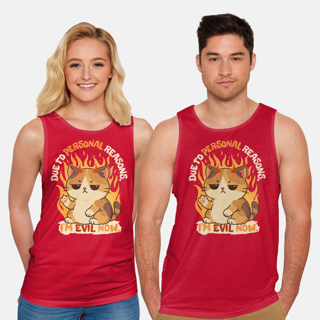 I’m Evil Now-Unisex-Basic-Tank-Trendlory