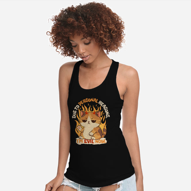 I’m Evil Now-Womens-Racerback-Tank-Trendlory