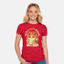 I’m Evil Now-Womens-Fitted-Tee-Trendlory