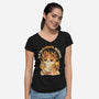 I’m Evil Now-Womens-V-Neck-Tee-Trendlory