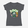 Doom Generation-Womens-V-Neck-Tee-Bernard Gumz