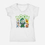 Doom Generation-Womens-V-Neck-Tee-Bernard Gumz