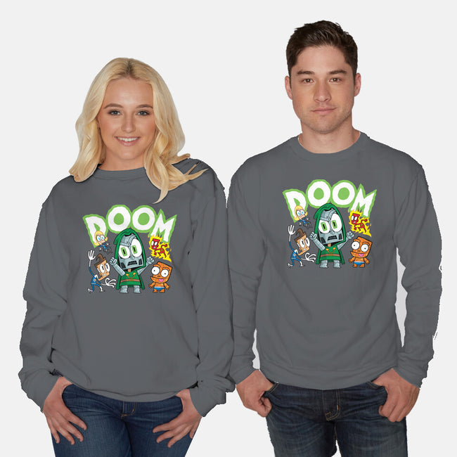 Doom Generation-Unisex-Crew Neck-Sweatshirt-Bernard Gumz