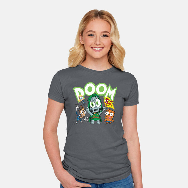 Doom Generation-Womens-Fitted-Tee-Bernard Gumz