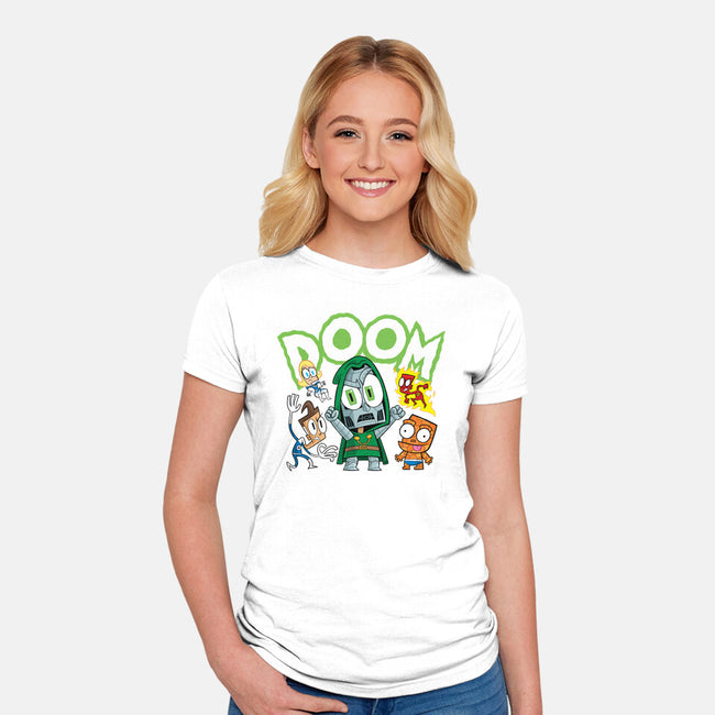 Doom Generation-Womens-Fitted-Tee-Bernard Gumz