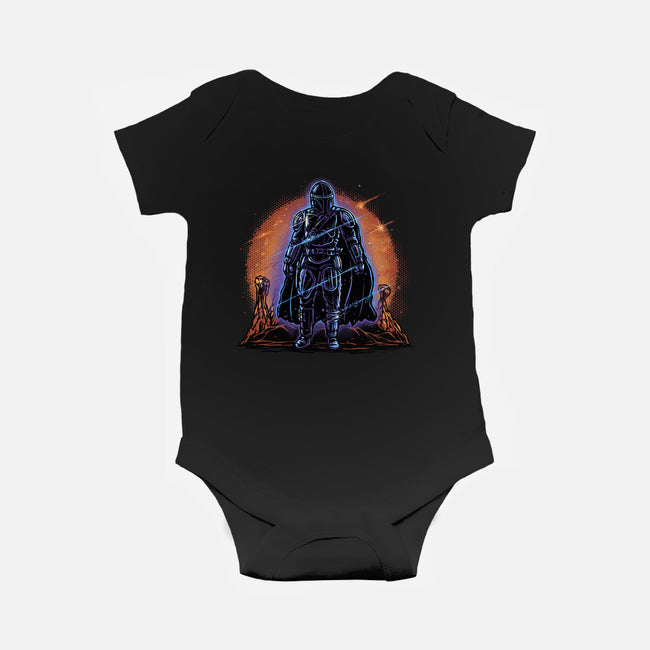 Night Of The Rebel-Baby-Basic-Onesie-glitchygorilla