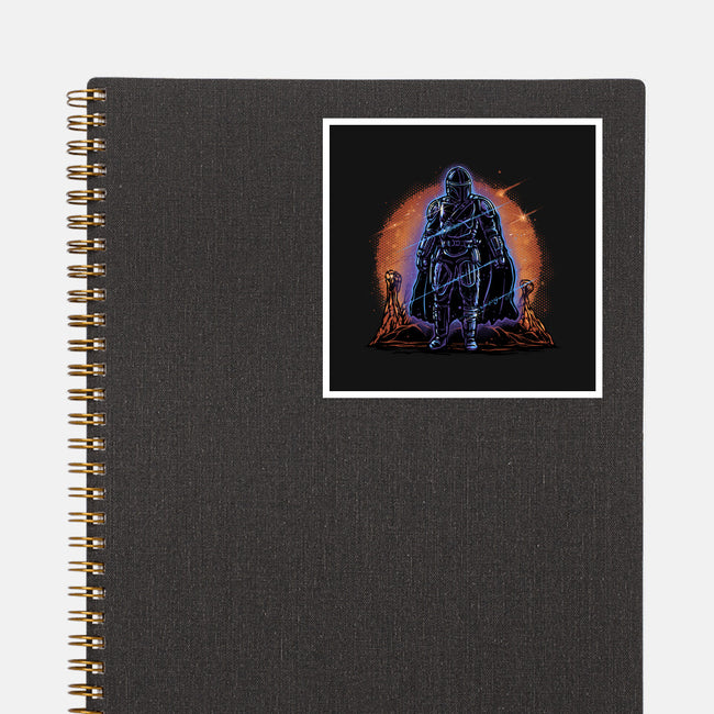 Night Of The Rebel-None-Glossy-Sticker-glitchygorilla