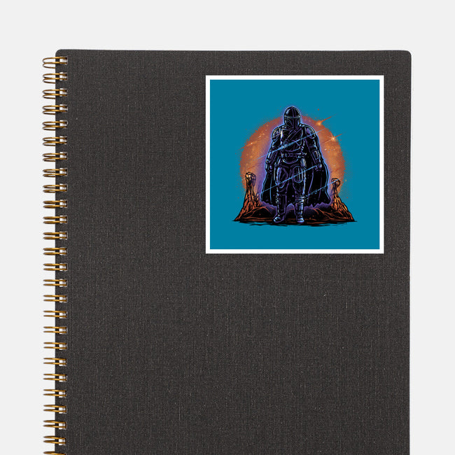 Night Of The Rebel-None-Glossy-Sticker-glitchygorilla