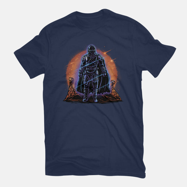 Night Of The Rebel-Womens-Fitted-Tee-glitchygorilla