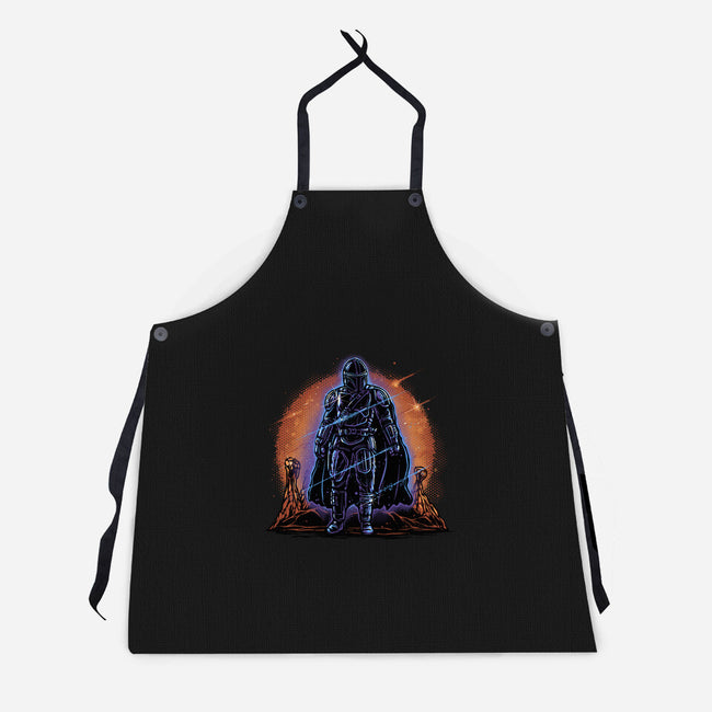 Night Of The Rebel-Unisex-Kitchen-Apron-glitchygorilla