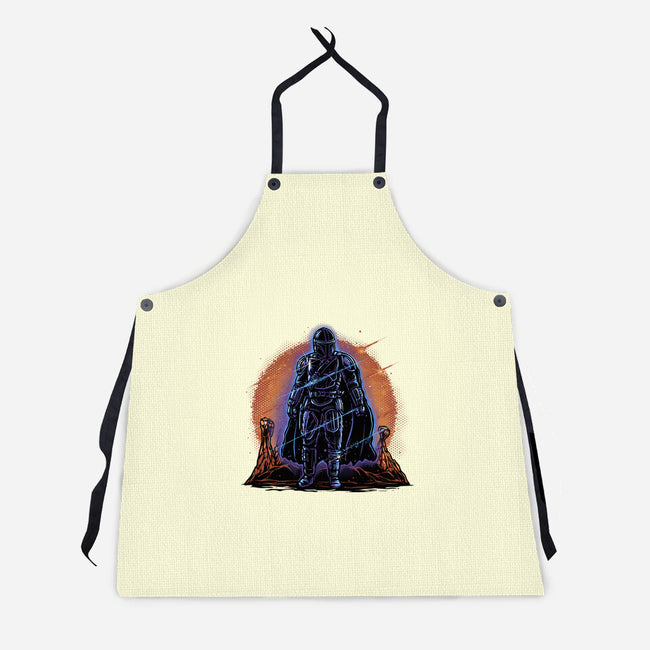 Night Of The Rebel-Unisex-Kitchen-Apron-glitchygorilla