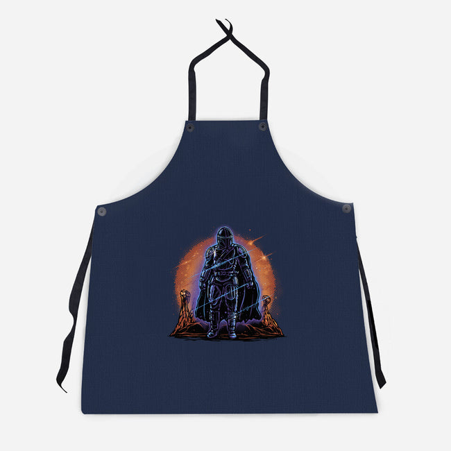 Night Of The Rebel-Unisex-Kitchen-Apron-glitchygorilla