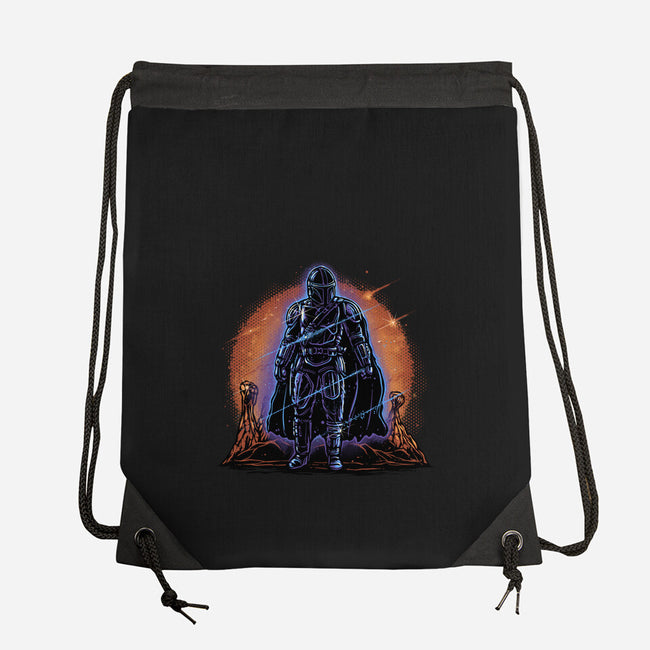 Night Of The Rebel-None-Drawstring-Bag-glitchygorilla