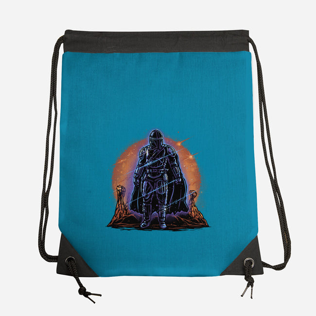 Night Of The Rebel-None-Drawstring-Bag-glitchygorilla
