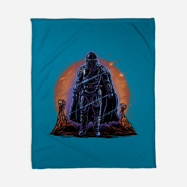 Night Of The Rebel-None-Fleece-Blanket-glitchygorilla