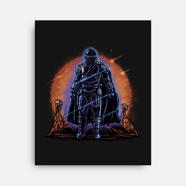 Night Of The Rebel-None-Stretched-Canvas-glitchygorilla