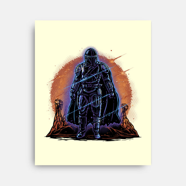 Night Of The Rebel-None-Stretched-Canvas-glitchygorilla