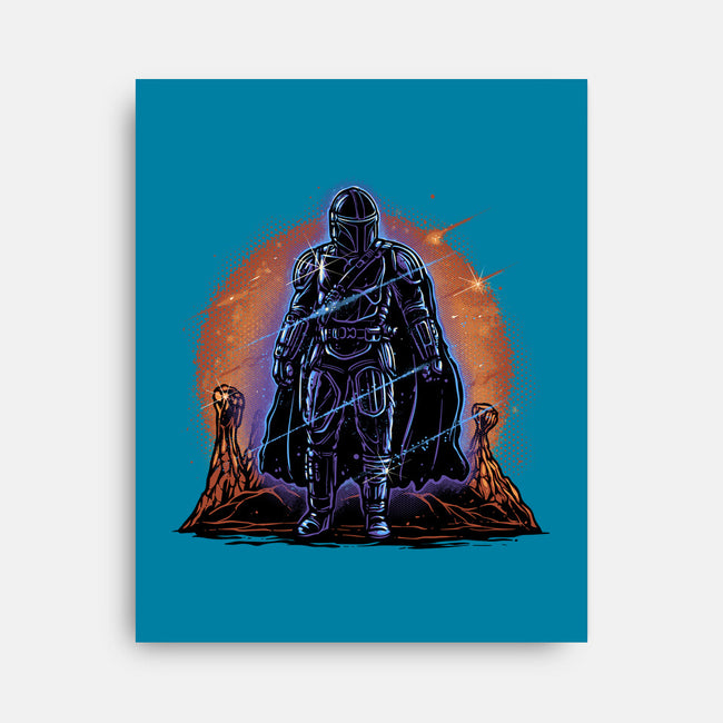 Night Of The Rebel-None-Stretched-Canvas-glitchygorilla