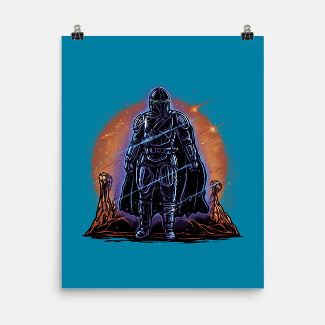 Night Of The Rebel-None-Matte-Poster-glitchygorilla