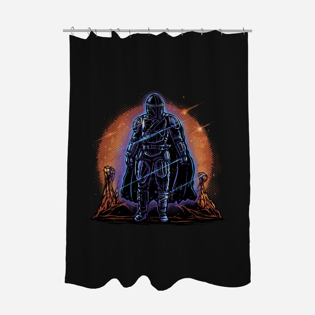 Night Of The Rebel-None-Polyester-Shower Curtain-glitchygorilla