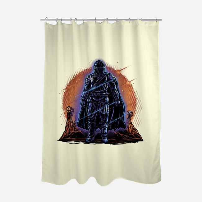 Night Of The Rebel-None-Polyester-Shower Curtain-glitchygorilla