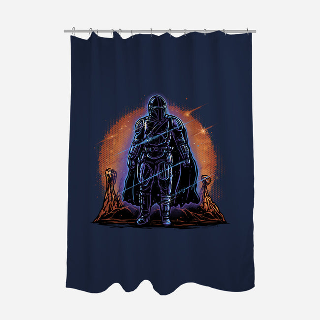 Night Of The Rebel-None-Polyester-Shower Curtain-glitchygorilla