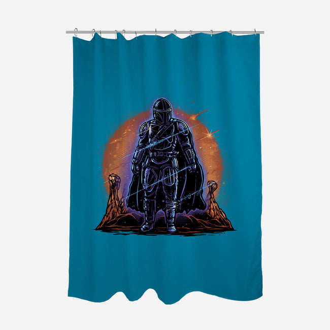 Night Of The Rebel-None-Polyester-Shower Curtain-glitchygorilla