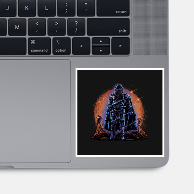 Night Of The Rebel-None-Glossy-Sticker-glitchygorilla