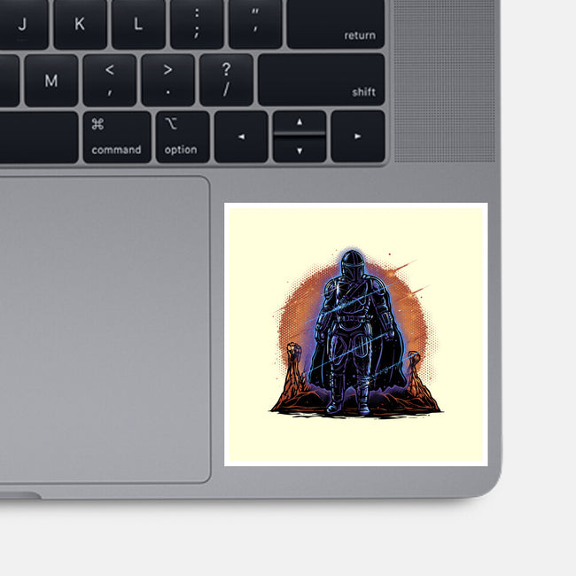 Night Of The Rebel-None-Glossy-Sticker-glitchygorilla