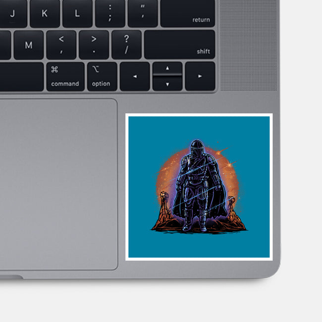 Night Of The Rebel-None-Glossy-Sticker-glitchygorilla