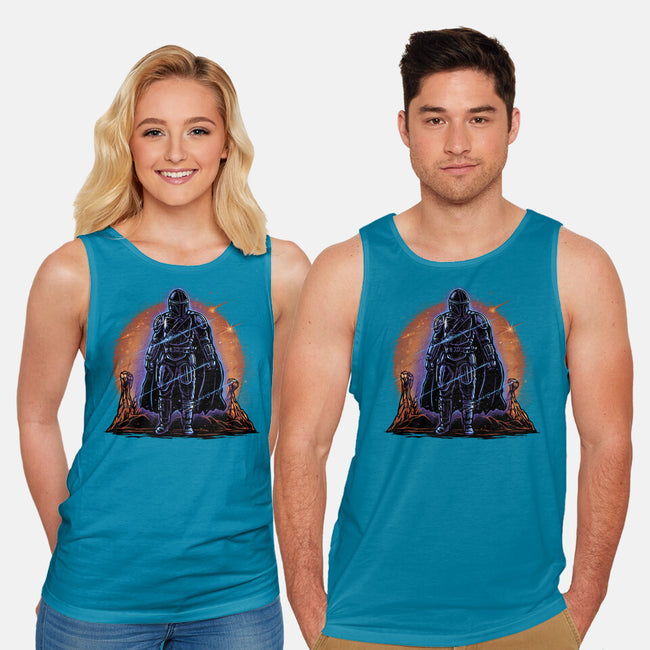 Night Of The Rebel-Unisex-Basic-Tank-glitchygorilla