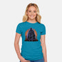 Night Of The Rebel-Womens-Fitted-Tee-glitchygorilla