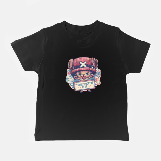 The Pirate Doctor Is In-Baby-Basic-Tee-glitchygorilla