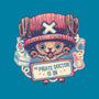 The Pirate Doctor Is In-Womens-Fitted-Tee-glitchygorilla