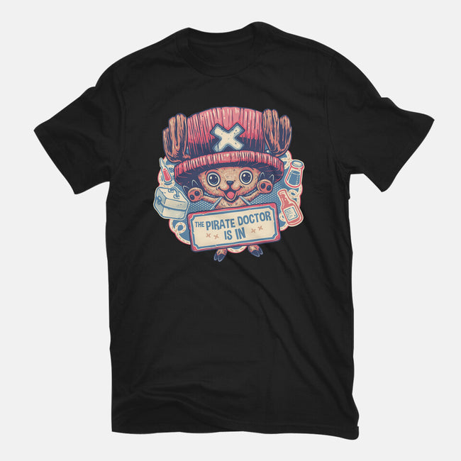 The Pirate Doctor Is In-Womens-Basic-Tee-glitchygorilla