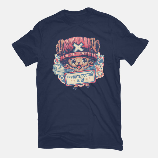 The Pirate Doctor Is In-Womens-Basic-Tee-glitchygorilla